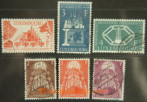 151649 - 1956-57 Mi.552-554, 4. výročí Montánní unie + Mi.572-574, EU