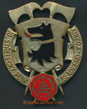 153196 - 1947 Pamětní odznak 10. střeleckého pluku Jana Sladkého
