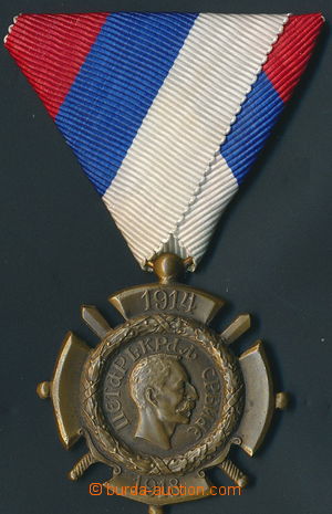 153287 - 1918 Memorial cross with sword on/for war 1914-1918 and unif