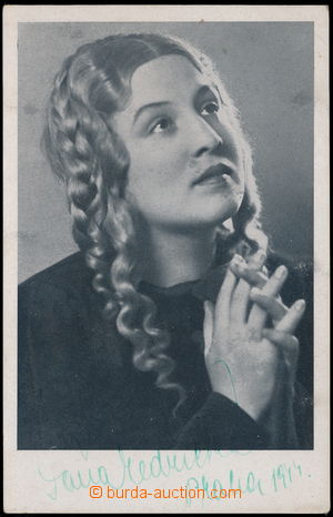 156932 - 1944 MEDŘICKÁ Dana (1920–1983), česká herečka; vlastn