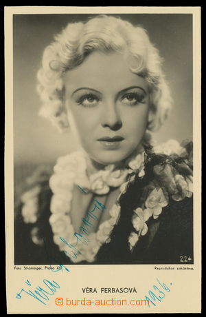 158021 - 1936 FERBASOVÁ Věra (1913–1976), one of nejslavnějšíc