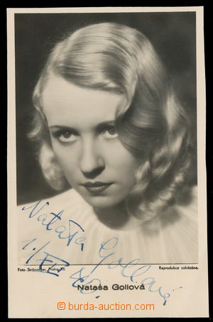 158022 - 1940 GOLLOVÁ Nataša (1912–1988), famous Czech actress, a