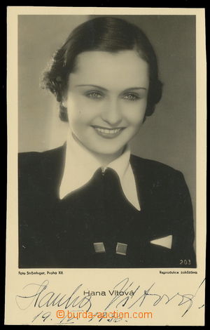 158026 - 1936 VÍTOVÁ Hana (1914–1987), slavná česká herečka a