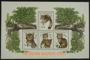 158879 - 2003 Zsf.A299-302, aršík WWF Kočky, kat. 6€