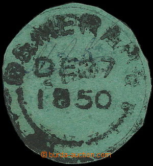 159083 - 1850 SG.4, 8C zelená, proslulá Cottonreel s DR DEMERARA a
