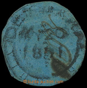 159084 - 1850 SG.5, 12C modrá, proslulá Cottonreel s DR DEMERARA a