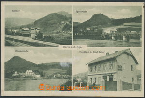 159221 - 1945 STRÁŽ NAD OHŘÍ (Warta a.d. Eger), 4-okénková, č
