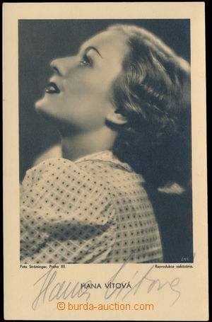 160595 - 1938? VÍTOVÁ Hana (1914–1987), slavná česká herečka