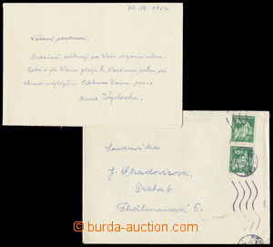 160634 - 1964 ZÁPOTOCKÁ Marie (1890-1981), manželka prezidenta Ant