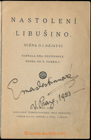 160663 - 1923 DESTINNOVÁ Ema (vlastním jménem Emilie Kittlová, 18