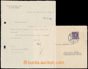 160669 - 1946 ZENKL Petr (1884–1975), český politik, primátor m