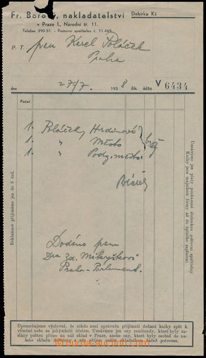 160946 - 1938 POLÁČEK Karel (1892–1945), český spisovatel, humo