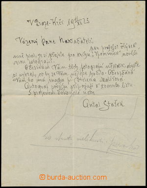 160963 - 1925 STAŠEK Antal (1843–1931), vlastním jménem Antonín