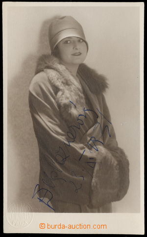 160996 - 1931 POZNEROVÁ Ela (1906-1991), česká herečka, vlastnoru