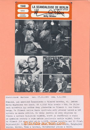 161043 - 1948 DIETRICH Marlene Magdalene (1901–1992), světoznámá