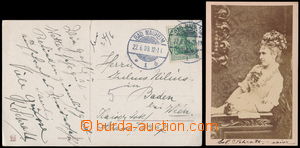 161885 - 1883, 1909 SCHRATTOVÁ Kateřina (1853-1940), rakouská her