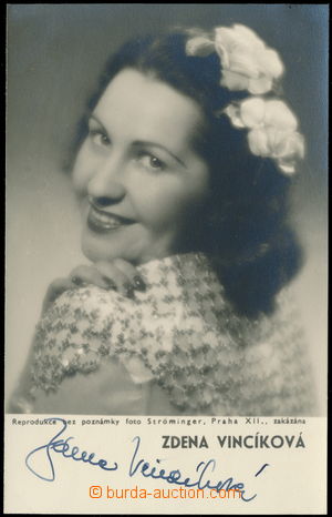 162053 - 1935 VINCÍKOVÁ Zdena (1917-1971), slavná česká swingov