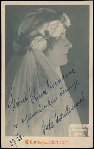 162939 - 1928 NORDENOVÁ Marta (1891-1973), important Czech opera sin