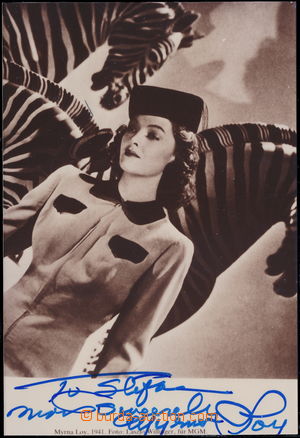 162956 - 1941 LOY Myrna (1905-1993), slavná American actress, film p