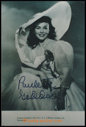 162960 - 1947 GODDARD Paulette (1910-1990), slavná American actress,