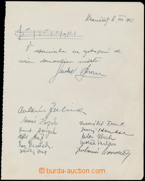 162985 - 1952 BROM Gustav (1921-1995), important Czech conductor and