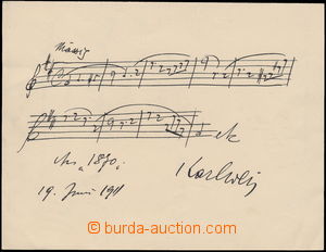 163001 - 1911 WEIS Charles (1862-1944), important Czech-German compos