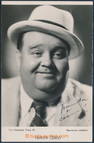 163758 - 1930 ČERNÝ Francis (1904-1963), important Czech actor, aut
