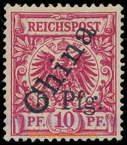 164992 - 1900 KIAUTSCHOU Mi.1 II, Orlice 10Pf fialově červená s