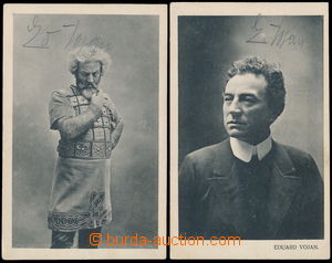 164994 - 1910? VOJAN Edward (1853–1920), Czech actor, comp. of 2 ow