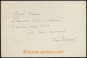 165125 - 1953 ZRZAVÝ John (1890–1977), Czech painter; handwritten