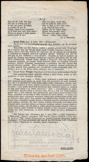 165127 - 1914 KOCIAN Jaroslav (1883–1950), Czech virtuoso violinist