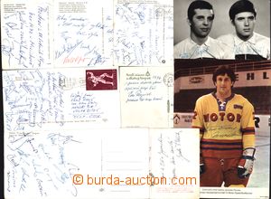 166914 - 1960-90 OLYMPIJSKÉ HRY/ konvolut autogramů československ