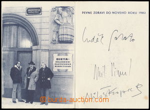 166917 - 1981 KOPECKÝ Miloš (1922-1996), Czech theatre and movie ac