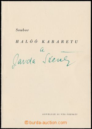 168840 - 1948 ŠTERCL Jaroslav (1919-1996), comedian and kabaretiér,