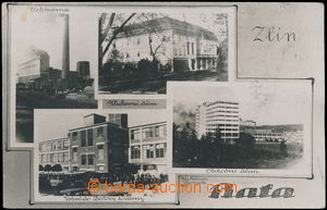 169060 - 1931 ZLÍN - Baťa - 4-okénková čb fotopohlednice, Klubovní dů