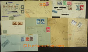 169283 - 1929-40 YUGOSLAVIA, BULGARIA 9 mainly airmail letters sent