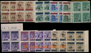 169774 - 1945 ISSUE FOR ISTRIA Mi.16-26, complete set of blocks of f