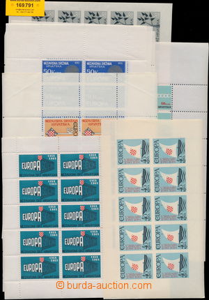 169791 - 1962-75 EXILE: comp. of 9 whole PB with motive of EUROPA, is