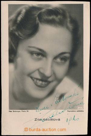 170181 - 1940? KABÁTOVÁ Zita (1913-2012), Czech actress, portrait p