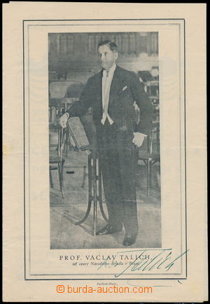 170196 - 1939 TALICH Wenceslas (1883–1961), Czech conductor; signat