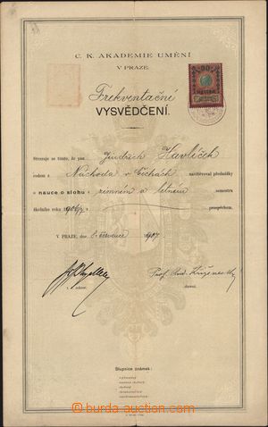 170277 - 1907 MYSLBEK Joseph Wenceslas (1848-1922), nejvýznamnějš