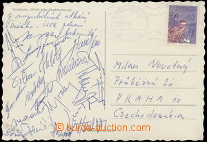170333 - 1968 HOCKEY/ postcard sent from hokejového zápasu Czechos