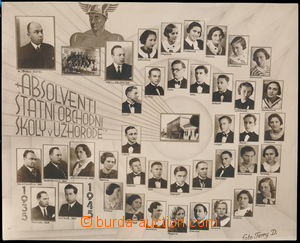 170538 - 1935 ZAKARPATSKÁ UKRAJINA absolventi obchodní školy v U