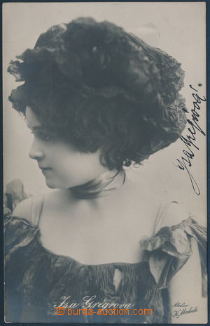 170603 - 1905? GRÉGROVÁ Isa (1879-1962), important Czech actress, s