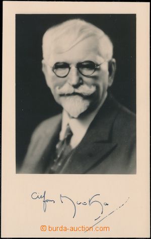 171245 - 1935 MUCHA Alfons (1860–1939), whole (!) signature Alfons