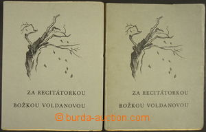 171532 - 1931 ZA RECITÁTORKOU BOŽKOU VOLDÁNOVOU - č. 26, výtisk