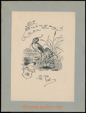 171668 - 1878 ALEŠ Mikoláš (1852–1913) / autorské Exlibris, s d