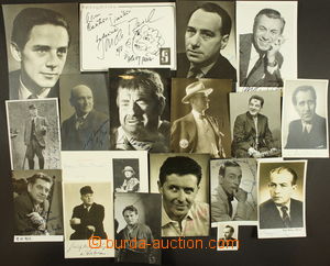 172030 - 1930-80 ACTORS / selection of 18 pcs of portrait photo postc