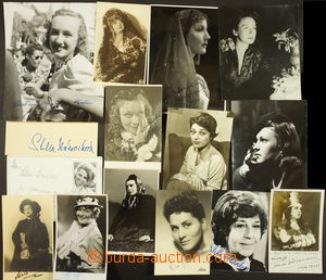 172044 - 1915-80 HEREČKY/ interesting selection of 22 portrait phot