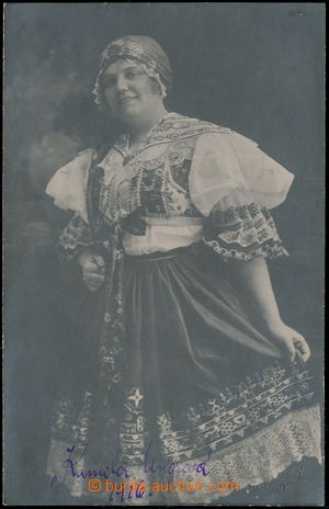 172196 - 1916 OPERA/ UNGROVÁ Kamila (1887-1972), important Czech op